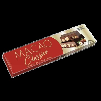 Gianduia mliečna nugátová čokoláda s lieskovými orieškami MACAO 150g