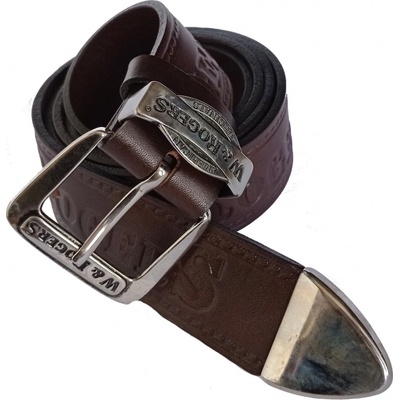 Penny Belts opasek kožený 15-40 hnědý