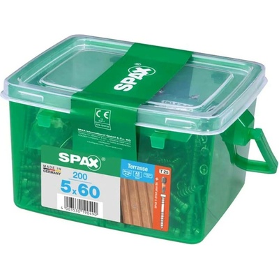 Spax T-Star plus Terasový vrut Torx, ø 5 × 60 mm, drážka: TX 25, 200 ks 4507000500609