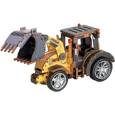 2Kids Toys 3D drevená skladačka Nakladač dreva