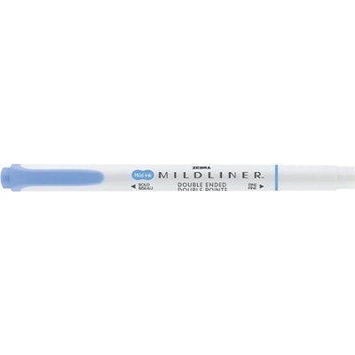 Zebra Mildliner Cool & Refined modrý 78320