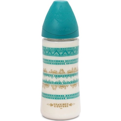 Suavinéx Fľaša Haute Couture Gold silikon zelená 360ml