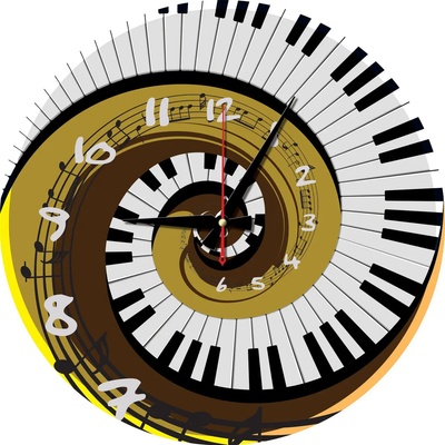 Art Puzzle - Puzzle Rhythm of Time clock - 570 piese