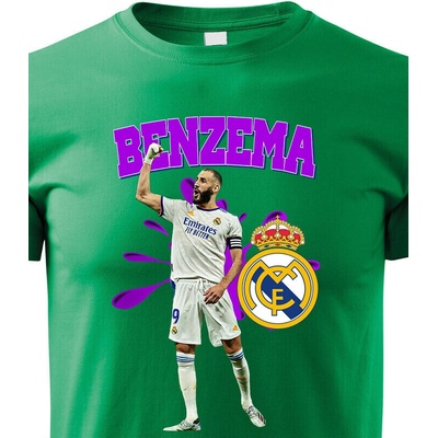 Dětské tričko Karim Benzema ZelenáCanvas Dětské tričko Bezvatriko.cz 2045
