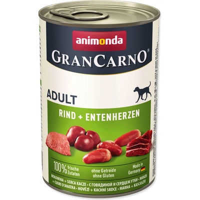 Animonda Gran Carno Adult hovädzie & kačacie srdiečka 400 g