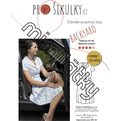 Dámské propínací šaty BACKYARD | 32 - 60 - Anglicky – Hledejceny.cz