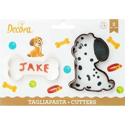 Decora Plastové vykrajovátko Psík a kosť (2 ks)