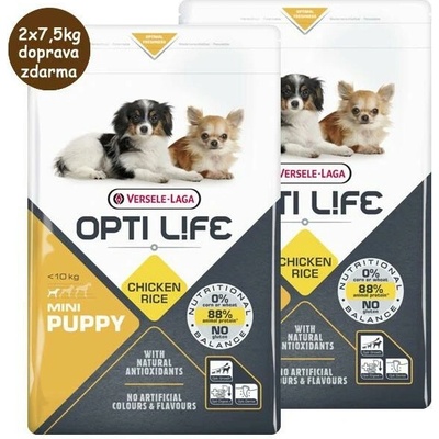 Versele-Laga Opti Life Puppy Mini 2 x 7,5 kg