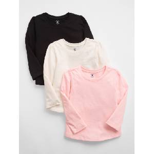 GAP Бебешка тениска, 3 бр. GAP GAP | Mnogotsveten | Момичешки | 6-12 месеца