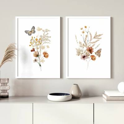 Set 2 obrazů - BLOOM Velikost: 21 x 30