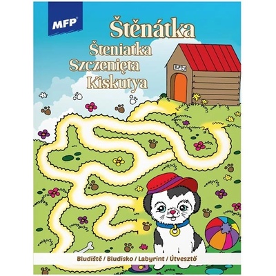 MFP 5301153 Omaľovanky bludisko Štěňátko 210x276s