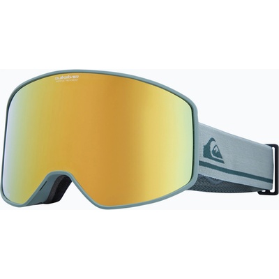 Quiksilver Маска за сноуборд Quiksilver Storm dark ivy/clux ml gold