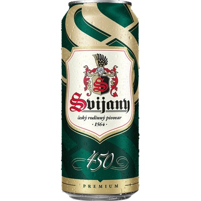 Svijany 450 Prémiový ležak 4,6% 0,5 l (plech)