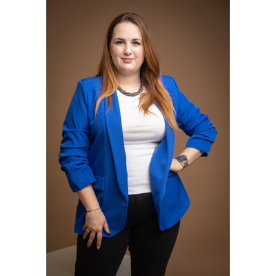 Elegantní sako COLOR Černá – Zboží Mobilmania