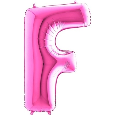Grabo Balónek fóliový písmeno růžové F 102 cm