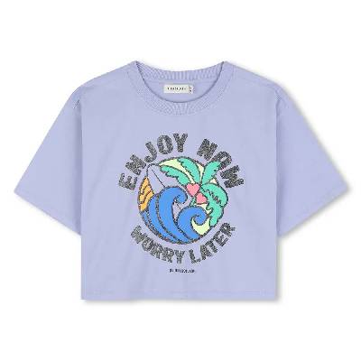 Тениска Billieblush U21745 short sleeve T-shirt - Blue (Blue Angel)