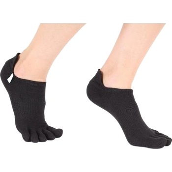 ToeToe Běžecké nízké prstové ponožky černá