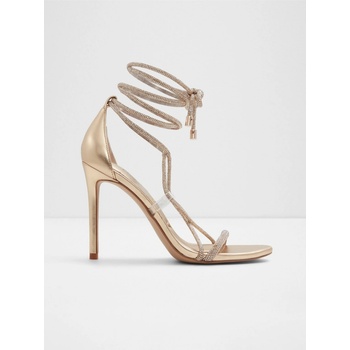Dámské sandály na vysokém podpatku ve zlaté ALDO Marly