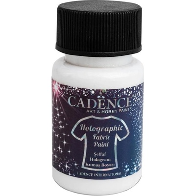 Cadence Barva na textil s průhledným holografickým efektem 50 ml