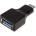 Roline Адаптер Roline 12.99. 9030, от USB Type A(ж) към USB Type-C(м), черен (12.99.9030)