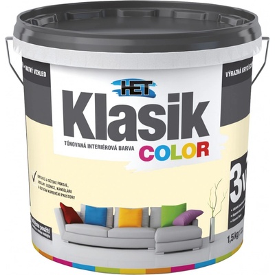 Het klasik color 0667 žltý vanilkový 1,5kg