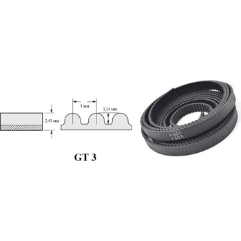 Exallto Синхронизиращ ремък htd3m - exsr3