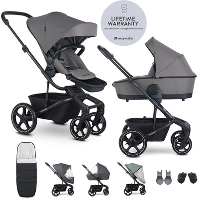 EASYWALKER Set XXL kombinovaný Harvey5 Pebble Grey s príslušenstvom 2020