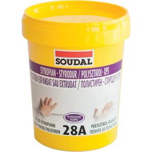 Soudal ЛЕПИЛО ЗА ПОЛИСТИРЕН soudal 28a 1кг (107536)