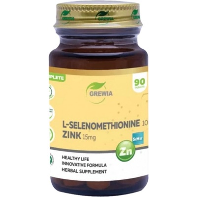 Grewia L-Selenomethionine 100 mcg + Zink 15 mg [90 Таблетки]