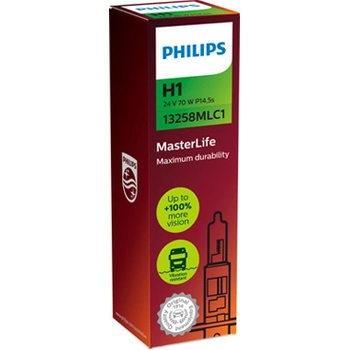 Image 1 of Philips Крушка, фар philips h1, 24v, 70w, 3200k, 1 бр