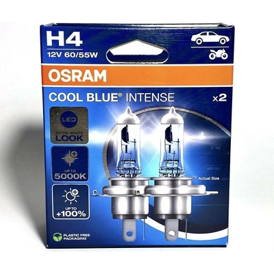 Osram Cool Blue Intense H4 P43t 12V 60/55W 2 ks 64193CBN-2HB