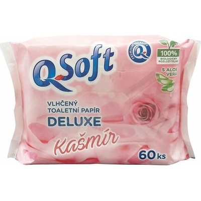 Q Soft Deluxe Kašmír vlhčený 60 ks