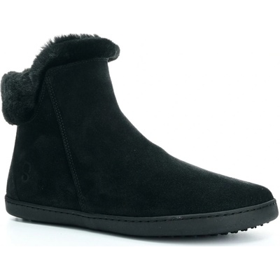 Shapen Fluffy black zimné barefoot topánky