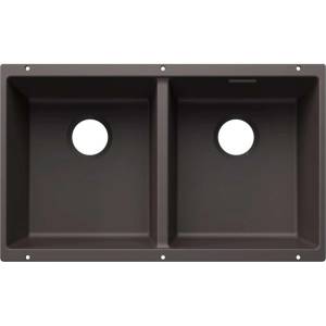 BLANCO Subline 350/350 - Мивка от Silgranit, 76x46 см, цвят „сива скала 527830 (527830) Мивка за вграждане