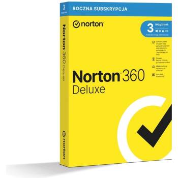 Norton 360 Deluxe 3 lic. 1 rok (21408734)