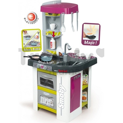 Smoby Kuchynka Tefal Studio Bubble fialovo-zelená