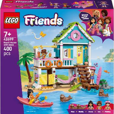 Конструктор LEGO Friends - Плажна къща с тюлени (42699) (42699)