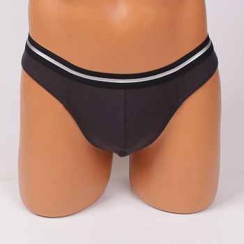 Image 1 of Мъжки памучен слип в цвят антрацит