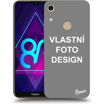 Pouzdro Picasee silikonové Honor 8A - Vlastní design/motiv čiré