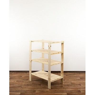 Wamar Sosenka Dřevěný regál MAXI 3M+ 115x80 x 50 cm borovice