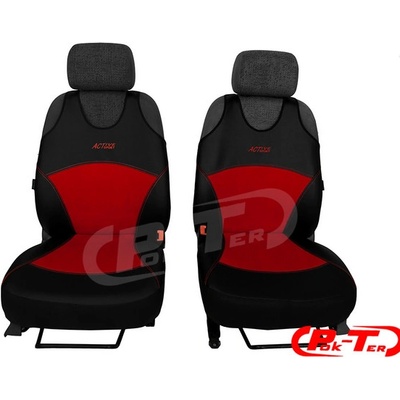 Autopoťah Pok-Ter Autotričká Alcantara Activ Sport červené B