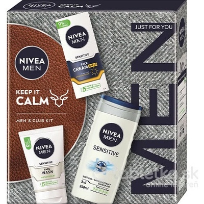Nivea MEN Box Face Sensitive 24 darčeková kazeta