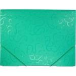TITANUM A4 briefcase with elastic patterns green
