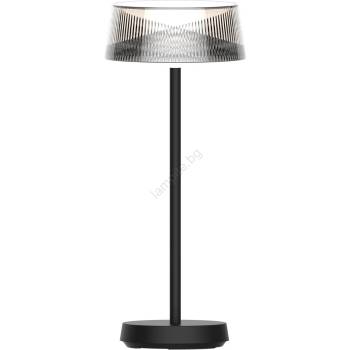 Polux LED Димируема настолна лампа CASABLANCA LED/3, 4W/5V USB 3600 mAh IP44 черен (SA2229)