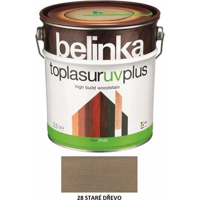 Belinka Toplasur UV Plus 2,5 l staré drevo