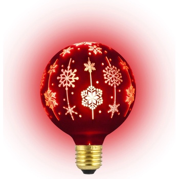RXL Retlux 368 žárovka vánoční G95 E27 červená