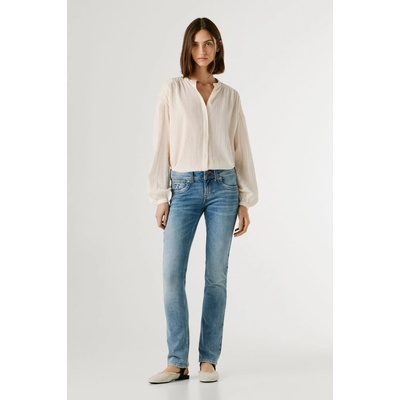 Pepe Jeans Dámské džíny SLIM JEANS LW VENUS WORKWEAR denim