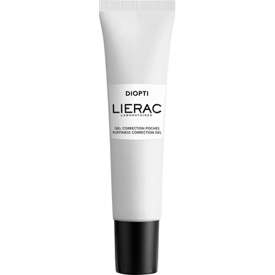 LIERAC Гел против торбички под очите Diopti, 15 ml