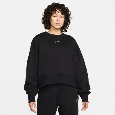 Nike Поларена блуза Nike Sportswear Phoenix Fleece Women's Over-Oversized Crewneck Sweatshirt - Black