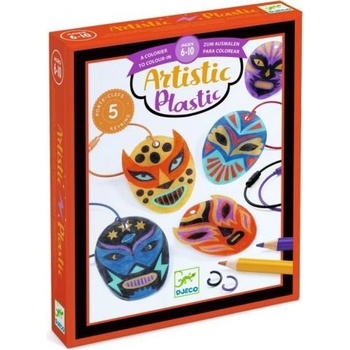 DJECO - Творчески комплект - Направи си сам ключодържатели - Маски (DJ09486)